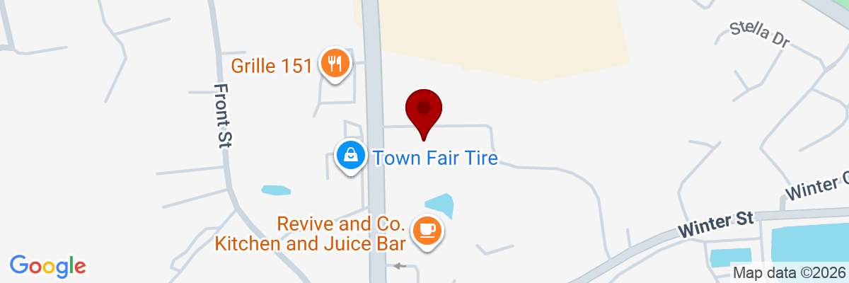 Map showing facility locations