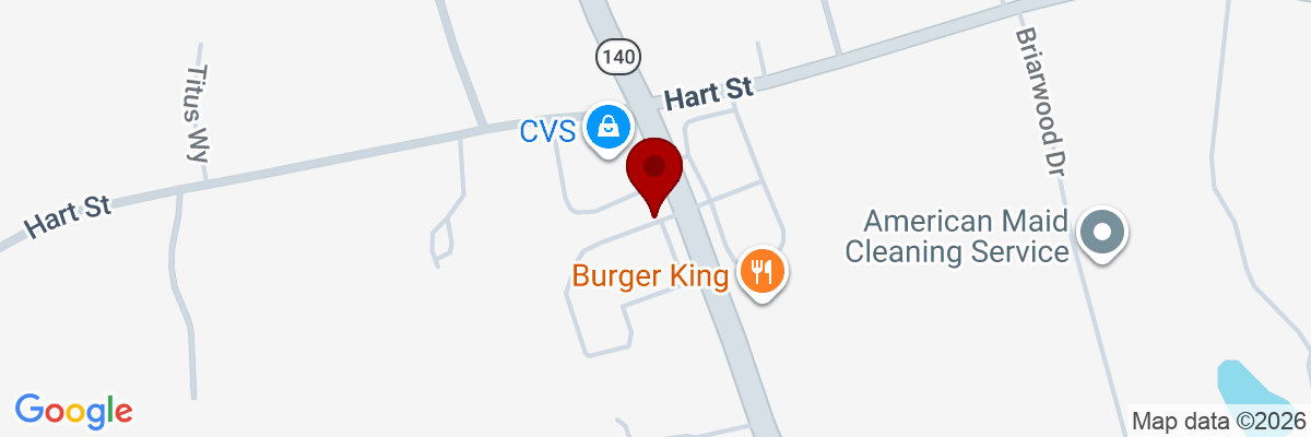 Map showing facility locations